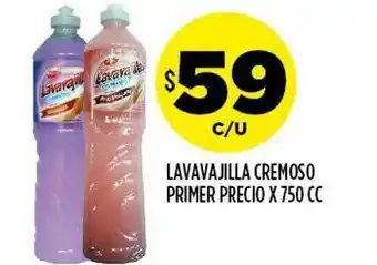 Supermercados Toledo Lavavajilla Cremoso Primer Precio oferta