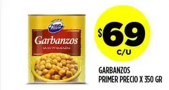 Supermercados Toledo Garbanzos Primer Precio oferta