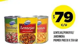 Supermercados Toledo Lentejas Porotos Jardinera Primer Precio oferta