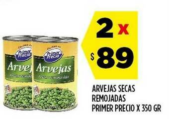 Supermercados Toledo Arvejas Secas Remojadas Primer Precio oferta