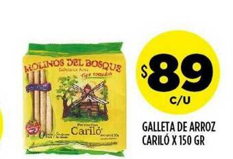 Supermercados Toledo Galleta De Arroz Cariló oferta