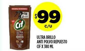 Supermercados Toledo Ultra Brillo Anti Polvo Repuesto Cif oferta