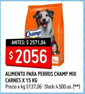 Walmart Alimento Para Perros Champ Mix Carnes oferta