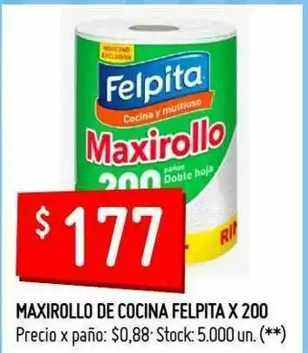 Walmart Maxirollo De Cocina Felpita oferta