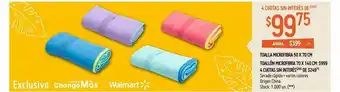 Walmart Toalla Microfibra 50 X 70 Cm Toallón Microfibra 70 X 140 Cm oferta