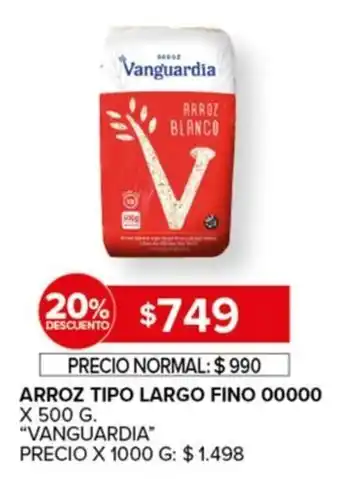 Carrefour Vanguardia arroz tipo largo fino oferta