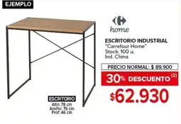 Carrefour Carrefour Home escritorio industrial oferta