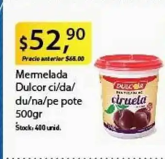 Dulcor Ci/Da/Du/Na/Pe Mermelada oote 500gr