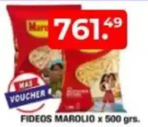 Maxiconsumo Fideos marolio oferta