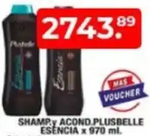 Maxiconsumo Shamp y acond plusbelle esencia oferta