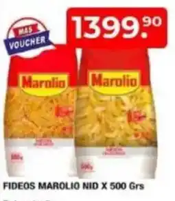 Maxiconsumo Marolio fideos nid oferta