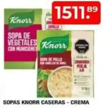 Maxiconsumo Knorr sopas caseras - crema oferta