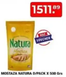 Maxiconsumo Natura mostaza d/pack oferta