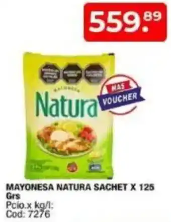 Maxiconsumo Natura mayonesa sachet oferta