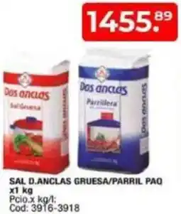 Maxiconsumo Sal d.anclas gruesa/parril paq oferta