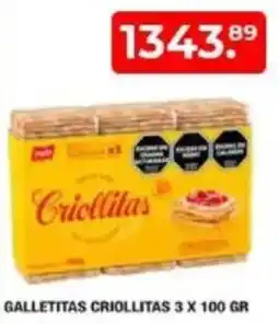 Maxiconsumo Criollitas galletitas oferta