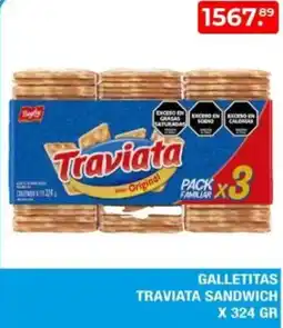 Maxiconsumo Traviata galletitas sandwich oferta