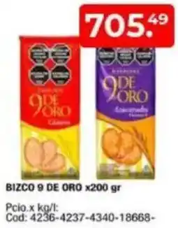 Maxiconsumo 9 de oro bizco oferta