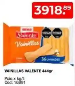 Maxiconsumo Vainillas valente oferta