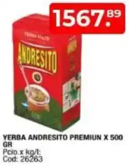 Maxiconsumo Andresito yerba premiun oferta