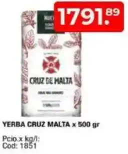 Maxiconsumo Yerba cruz malta oferta