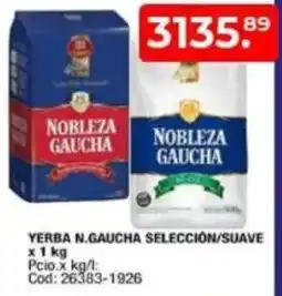 Maxiconsumo N.gaucha yerba selección/suave oferta