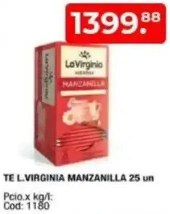 Maxiconsumo Te l.virginia manzanilla oferta