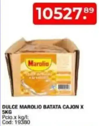 Maxiconsumo Dulce marolio batata cajon oferta