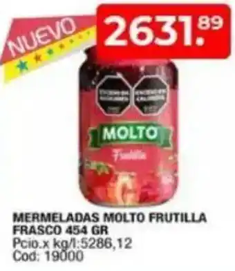 Maxiconsumo Mermeladas molto frutilla frasco oferta