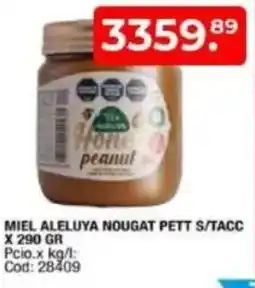 Maxiconsumo Miel aleluya nougat pett s/tacc oferta