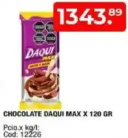 Maxiconsumo Daqui max chocolate oferta