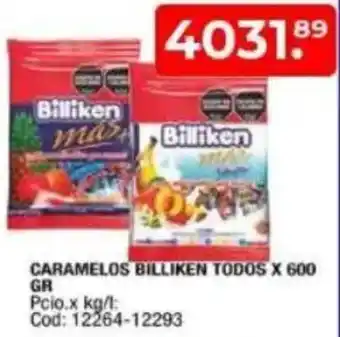 Maxiconsumo Billiken caramelos todos oferta