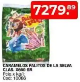 Maxiconsumo Caramelos palitos de la selva clas. oferta