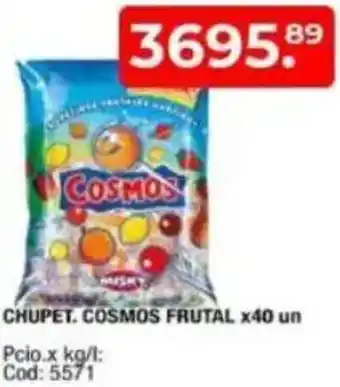 Maxiconsumo Cosmos chupet. frutal oferta