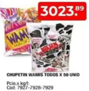 Maxiconsumo Chupetin wamis todos oferta