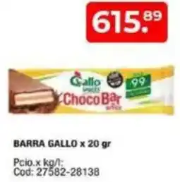 Maxiconsumo Gallo barra oferta