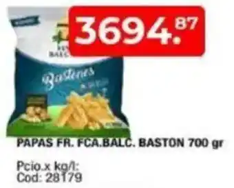 Maxiconsumo Papas fr. fca.balc. baston oferta