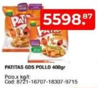 Maxiconsumo Patitas gds pollo oferta