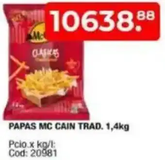 Maxiconsumo Papas mc cain trad. oferta