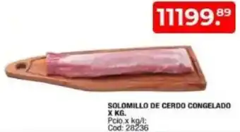 Maxiconsumo Solomillo de cerdo congelado oferta