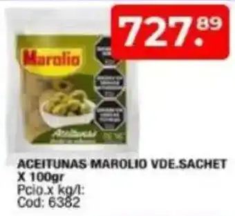 Maxiconsumo Aceitunas marolio vde.sachet oferta