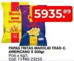 Maxiconsumo Papas fritas marolio trad-c. americano oferta