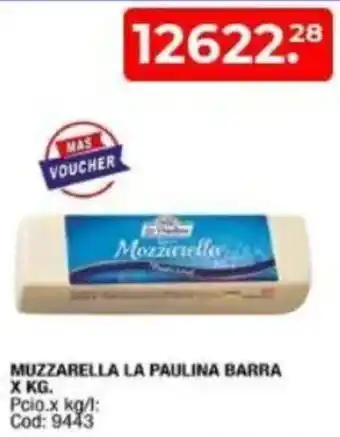 Maxiconsumo Muzzarella la paulina barra oferta