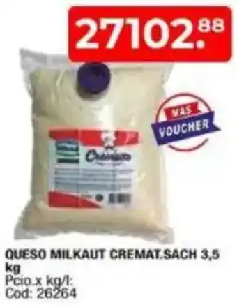 Maxiconsumo Queso milkaut cremat.sach oferta