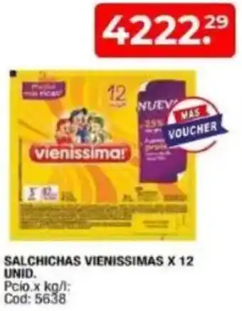 Maxiconsumo Salchichas vienissimas oferta