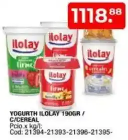 Maxiconsumo Yogurth ilolay c/cereal oferta