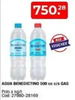 Maxiconsumo Agua benedictino oferta