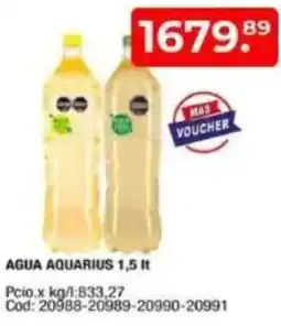 Maxiconsumo Aquarius agua oferta