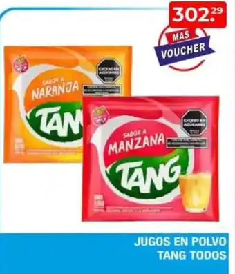 Maxiconsumo Tang jugos en polvo todos oferta