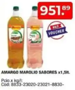 Maxiconsumo Amargo marolio sabores oferta